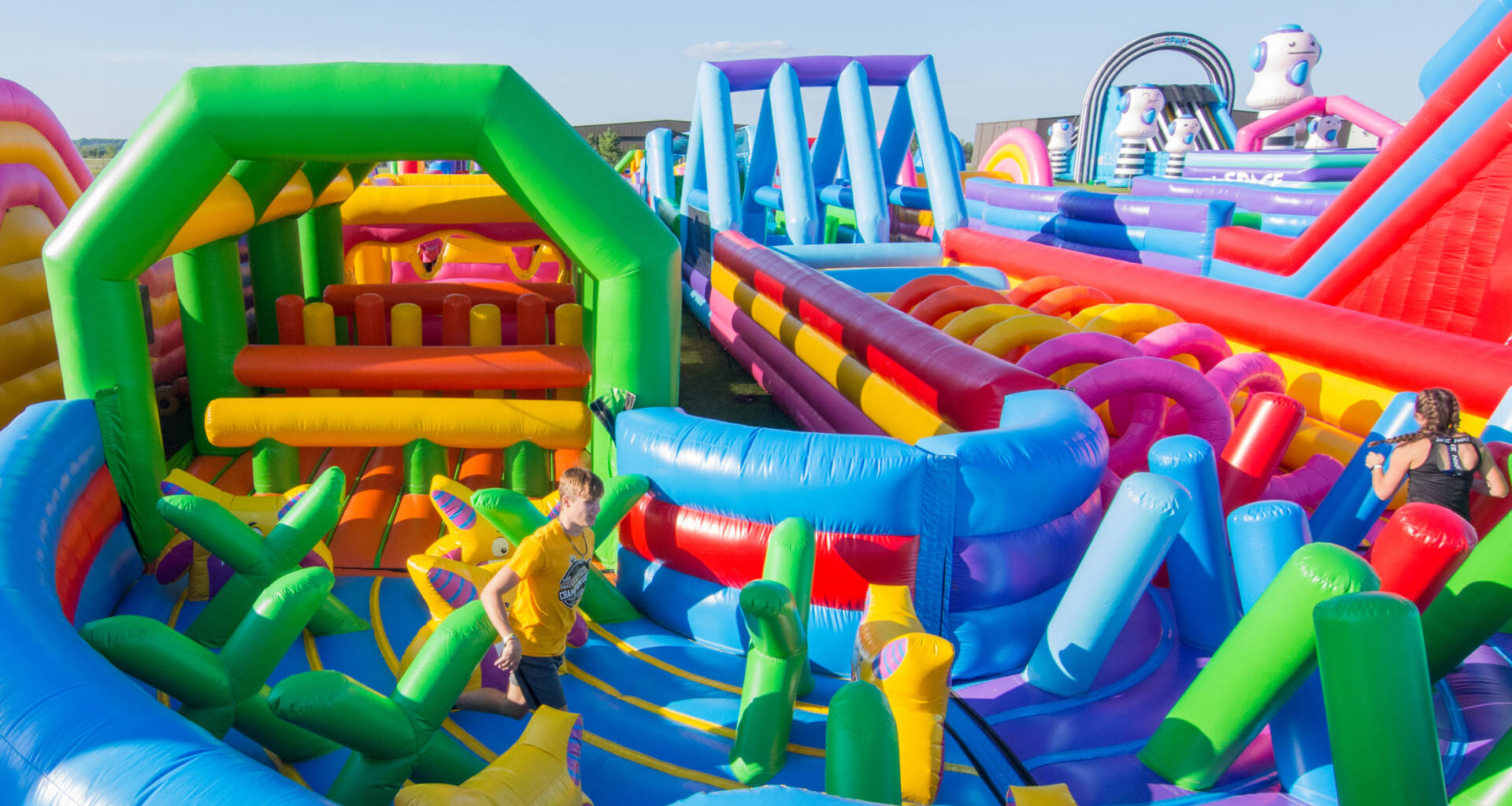 Big Bounce America will bring seven inflatable attractions to Ballston Spa’s Ellms Family Farm on June 20-21. 