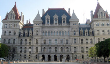 The New York State Capitol in Albany, NY. Photo: <a href="https://www.flickr.com/photos/wallyg/3812652305/">Wally Gobetz</a>, Creative Commons, some rights reserved