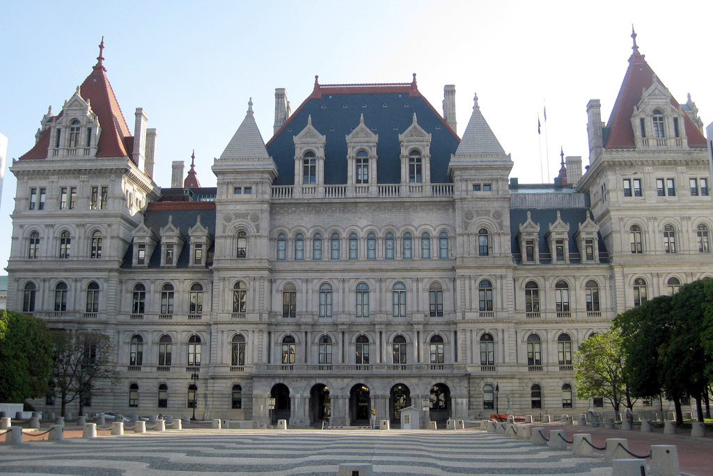 The New York State Capitol in Albany, NY. Photo: <a href="https://www.flickr.com/photos/wallyg/3812652305/">Wally Gobetz</a>, Creative Commons, some rights reserved