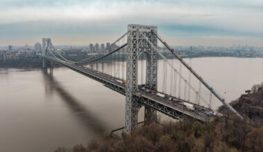 More debris falls, lower lanes to George Washington Bridge will stay closed into evening