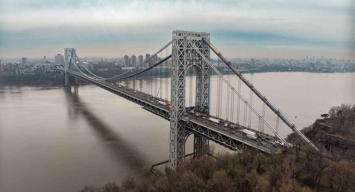 More debris falls, lower lanes to George Washington Bridge will stay closed into evening