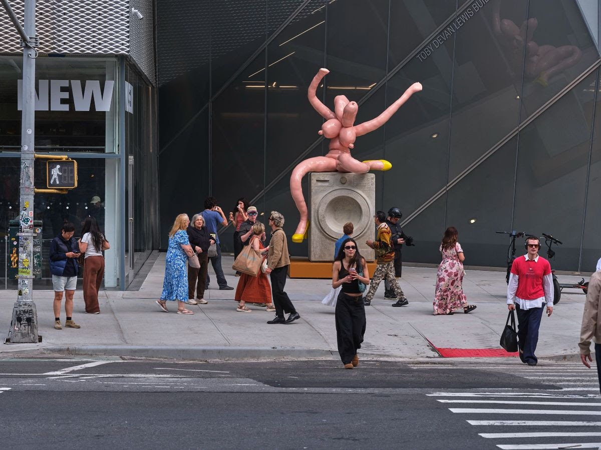What's the Giant Pink Sculpture at the New Museum in NYC All About?