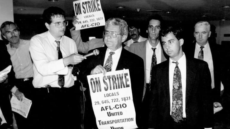 When union chief Edward Yule Jr. announced the LIRR strike to...