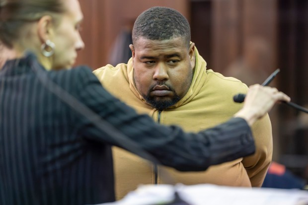 Victor Arias is pictured during his arraignment in Manhattan Criminal Court on Tuesday, May 12, 2026 in Manhattan, New York. (POOL)