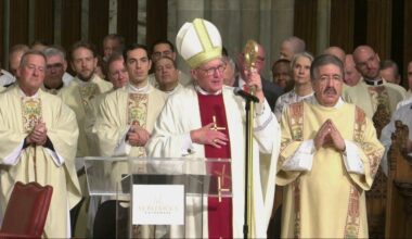 Cardinal Dolan marks 50 years as priest with Mass at St. Patrick's