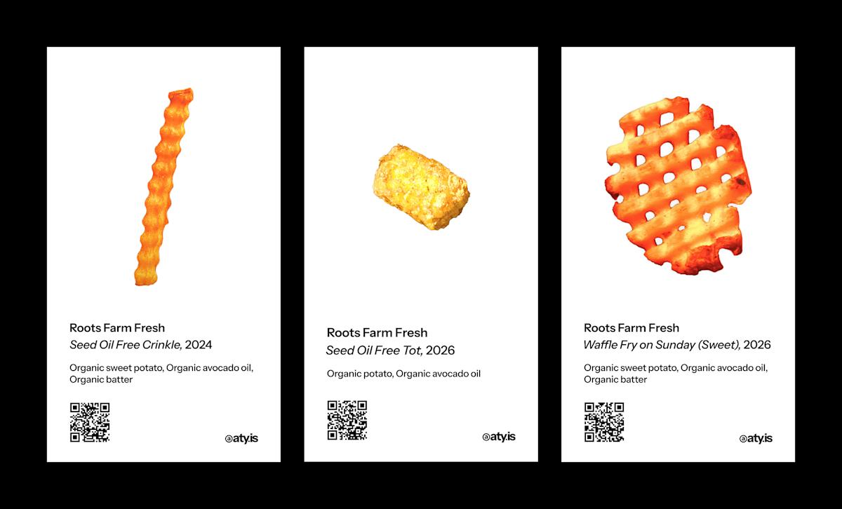 Roots Farm Fresh and Aty Partner for NYC Art Week Campaign Spotlighting Ingredient Transparency