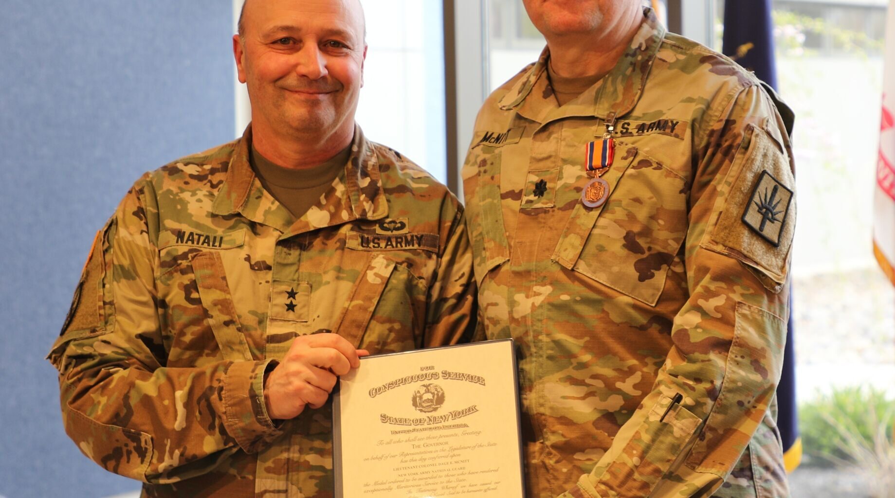 Duty Calls: 2 officers honored for decades of exemplary military duty