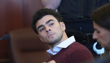 Judge allows gun and notebook as evidence at Mangione’s trial in UnitedHealthcare CEO’s killing