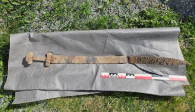 6-year-old boy finds 1,300-year-old sword on school field trip