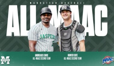 Lewis, Sute Tabbed to MAAC Baseball All-Second Team