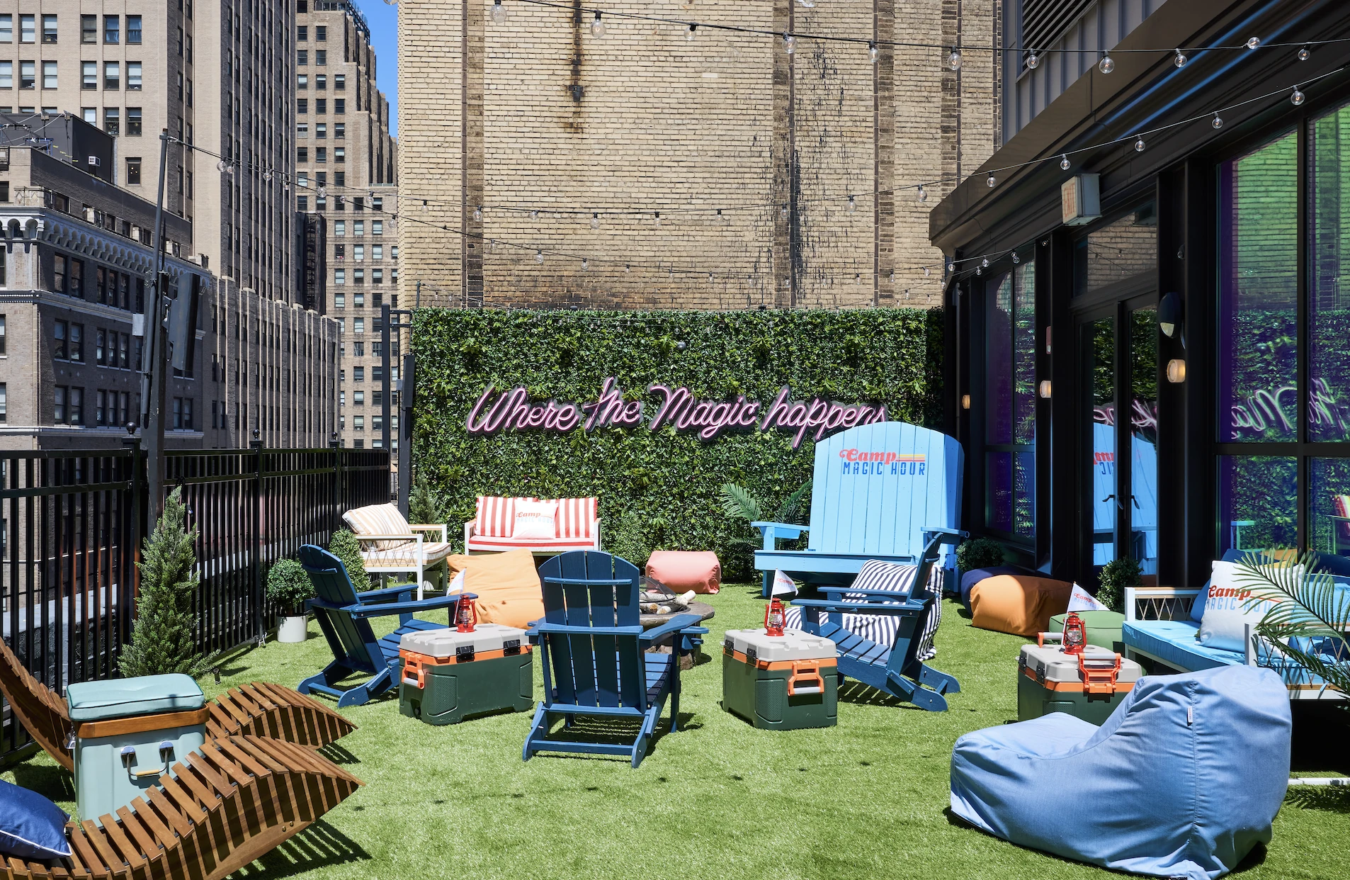 Camp Magic Hour at the Moxy Hotel