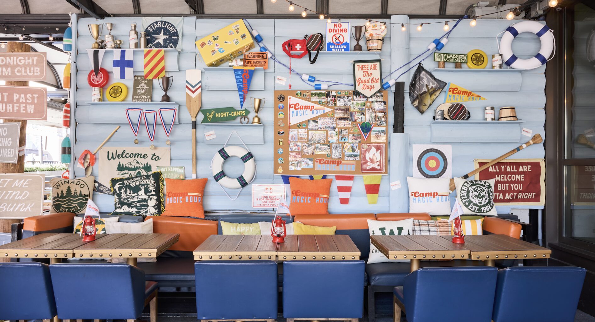 Magic Hour Rooftop in NYC Transforms Into a Summer Camp for Adults: See Photos