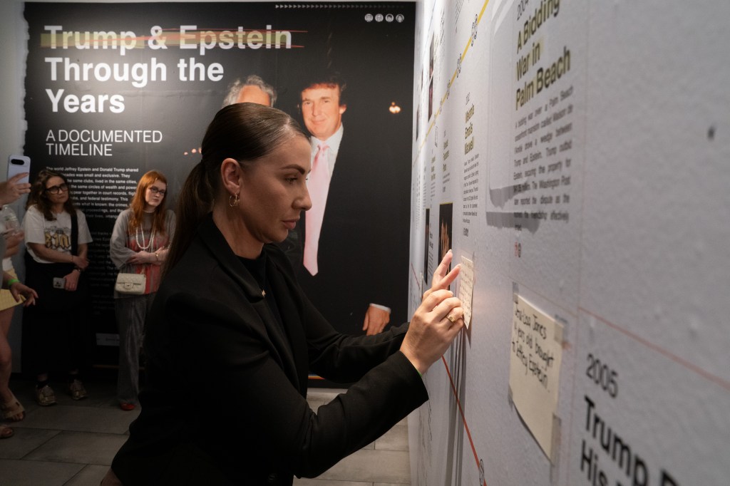 Inside the 'Donald J. Trump and Jeffrey Epstein Memorial Reading Room' in NYC