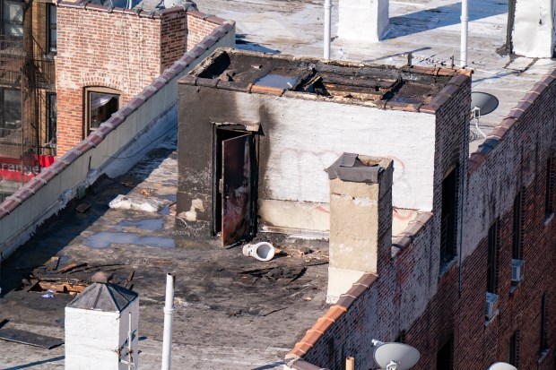 Three people were killed in an apartment building fire on Dyckman St. near Broadway in Inwood, Manhattan, early Monday, May 4, 2026. (Theodore Parisienne / New York Daily News)