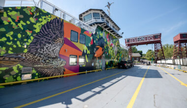 First-Ever Governors Island Ferry Mural Debuts