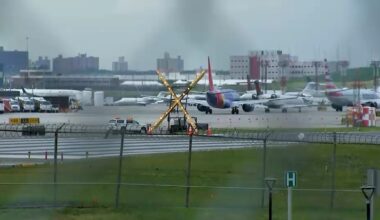 LGA sinkhole: Repairs and inspections continue at LaGuardia Airport after large sinkhole opened on runway
