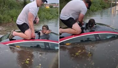 FDNY firefighter honored after pulling trapped woman from submerged car during storm in Queens