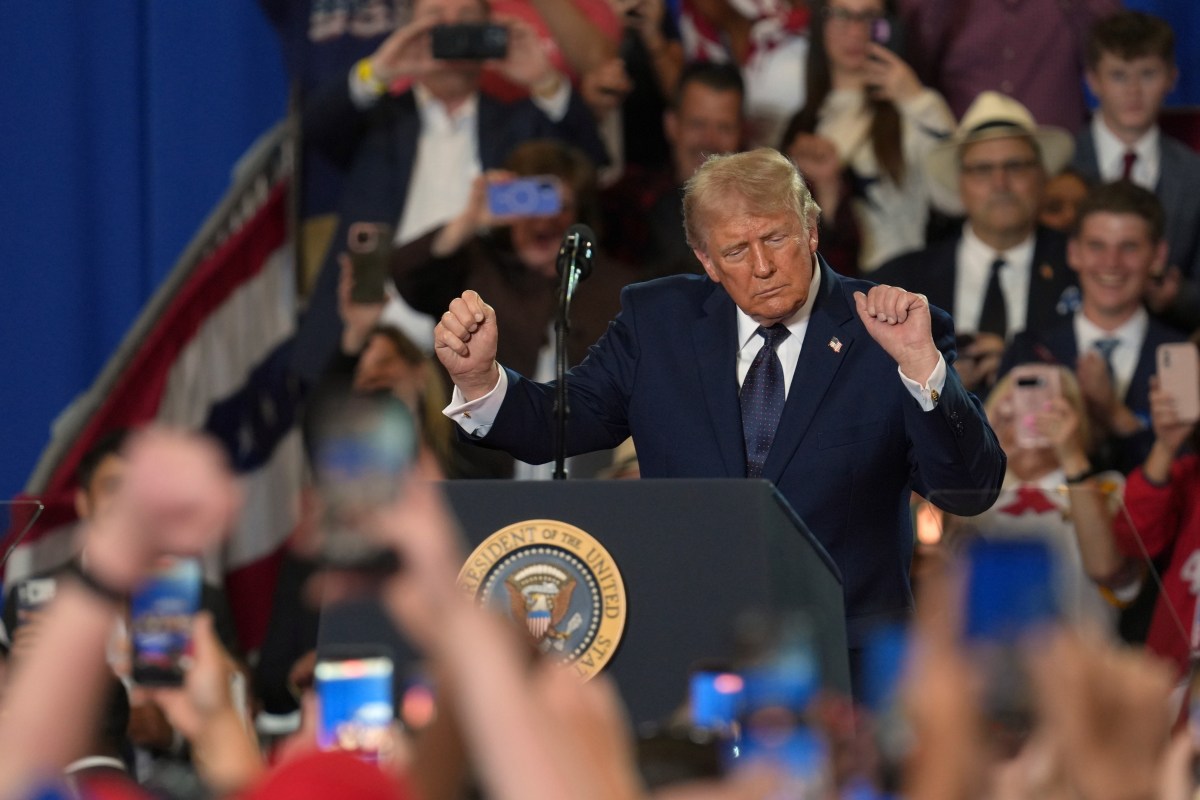 Trump Breaks Into Energetic YMCA Dance At New York Midterms Rally
