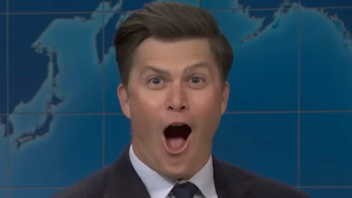I Didn’t Know I Needed To See Colin Jost Pitch His Staten Island Ferry Like He Was On Shark Tank