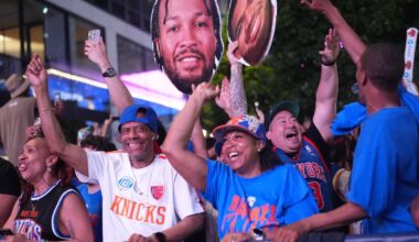 Rowdy Knicks fans get MSG watch party nixed ahead of Game 4 – NBC New York