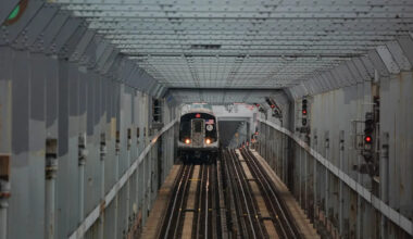 Teens fall while suspected of 'subway surfing' on NYC bridge, 1 dead