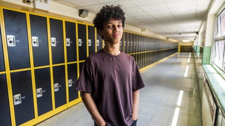 Uniondale High senior Randolph Gonzalez has taken nine AP courses...