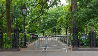 Controversial plan to install gates at NYC’s Washington Square Park takes a key step forward