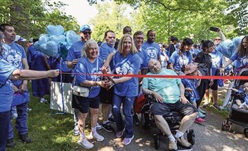 On Sunday, May 17, St. Mary’s Healthcare Sys­tem for Children raised over $175K to support New York’s most medically fragile children at their 20th annual “Big Hearts Walk for St. Mary’s Kids” at Crocheron Park in Bayside. Photo Credit: Elite Studios.