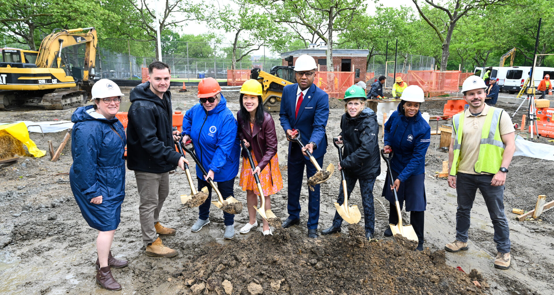 NYC Parks Breaks Ground On Reconstruction Of Captain Mario Fajardo Playground