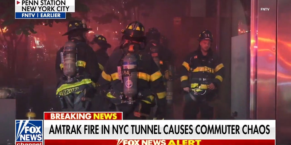 Amtrak train fire in NYC tunnel causes commuter chaos