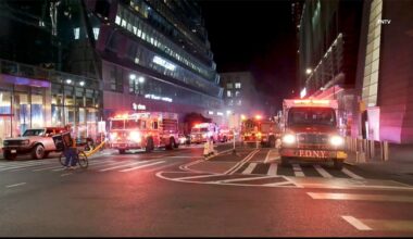 Amtrak work train fire near Penn Station injures 5, snarls NJ Transit