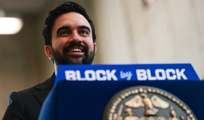 Mayor Mamdani unveils “Block by Block: The Housing Plan for a New Era” on Tuesday at Powerhouse Arts in Gowanus, Brooklyn.