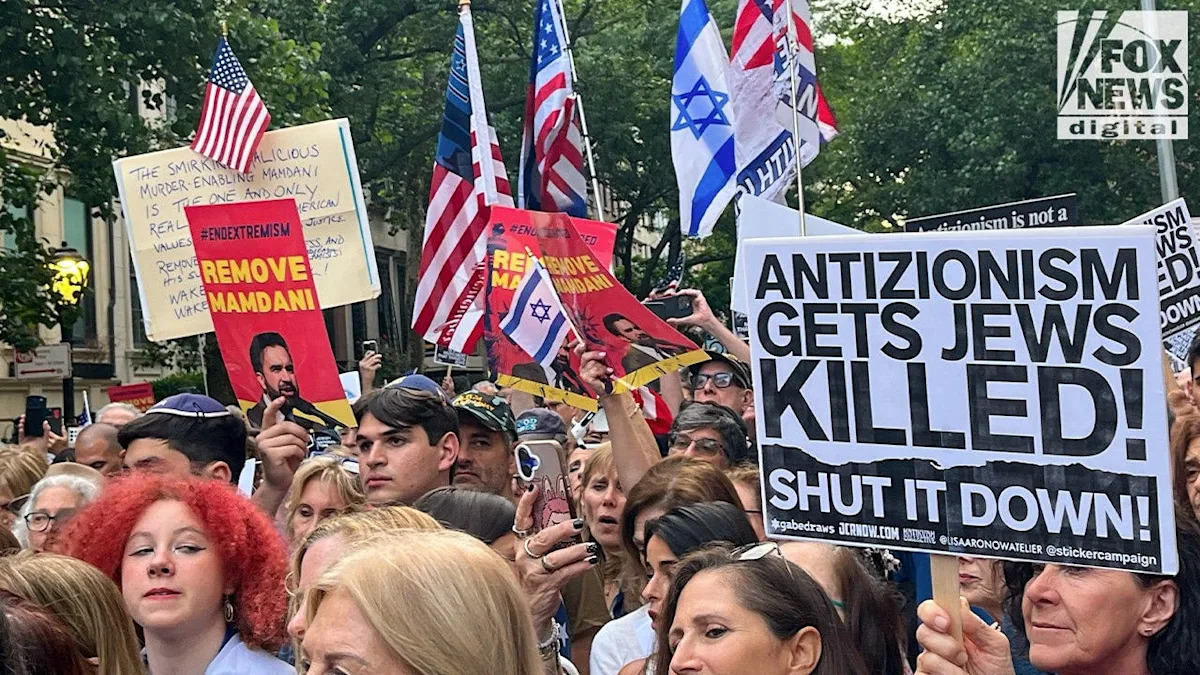 'This is not the New York City I knew': Jews, Muslims and Christians unite at anti-Mamdani rally