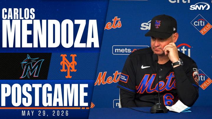 Carlos Mendoza on Mets' gutsy win against Marlins