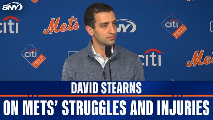 Mets president David Stearns on team’s struggles, injuries, reasons for losing