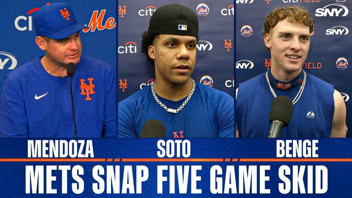 Carlos Mendoza, Juan Soto and Carson Benge on 4-2 win over Reds