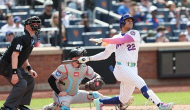 Soto's grand slam and Benge's leadoff homer help Mets pound Marlins 10-1 for 3-game sweep