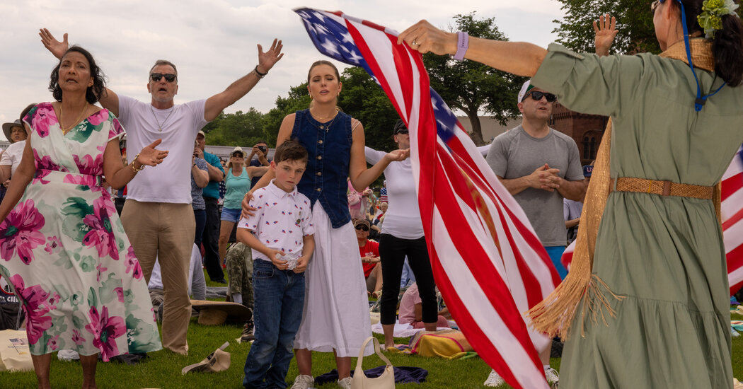 Trump Administration Pushes Narrative of Christian Nation at Prayer Rally in D.C.