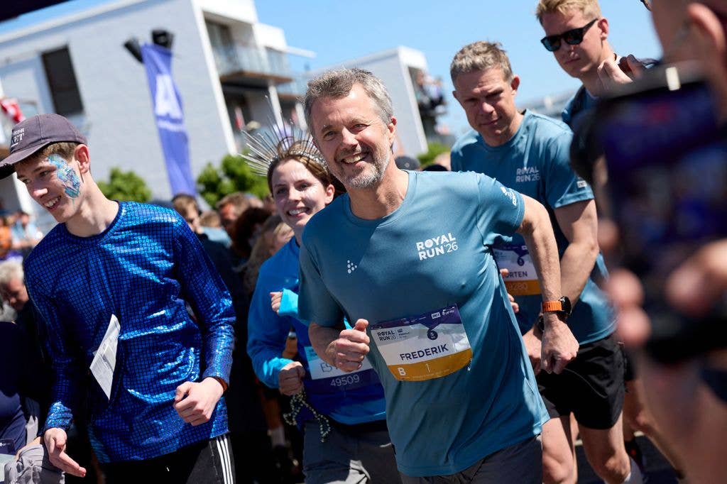 King Frederik X of Denmark participates in the Royal Run in Middelfart 