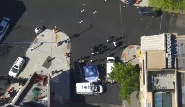 School bus crash today: Boy, 9, fatally struck by bus near Lee Avenue and Lorimer Street in Williamsburg, Brooklyn, New York City