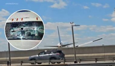 NTSB investigating after United Airlines collision with light pole, truck damaged on NJ Turnpike during landing at Newark Airport