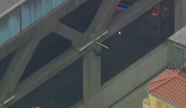 Debris falls onto car near George Washington Bridge, 1 hurt in Washington Heights