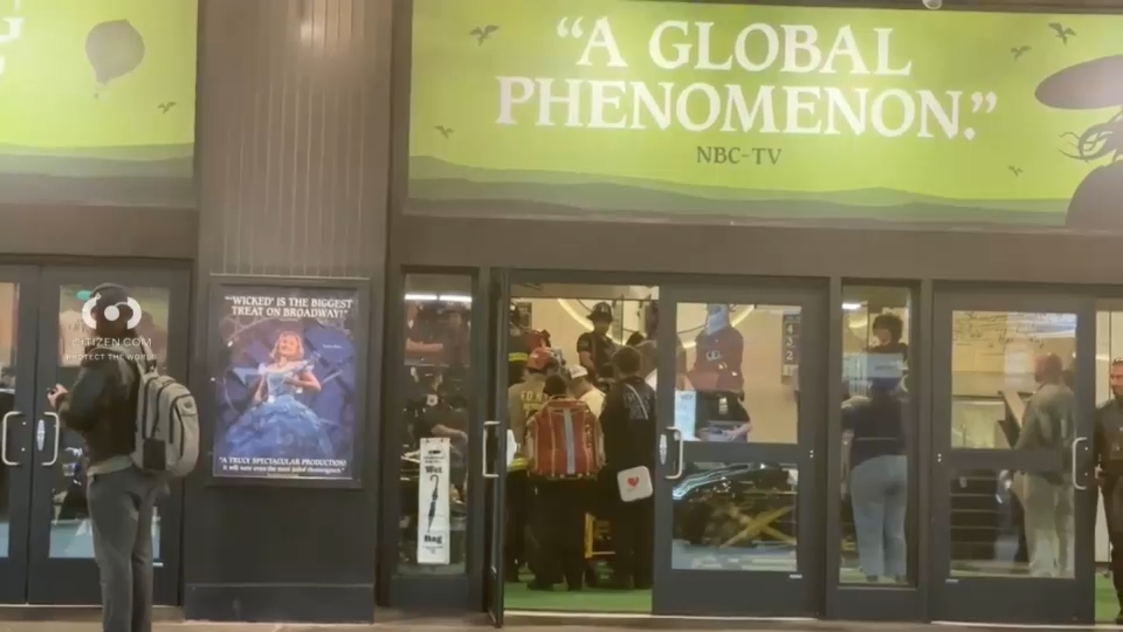 Escalator malfunction's at Broadway's Gershwin Theatre where 'Wicked' is performing; 9 people injured