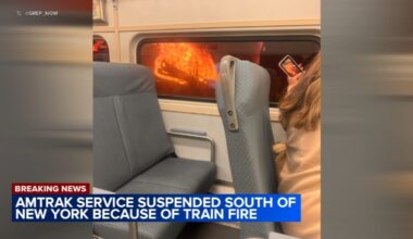 Amtrak, NJ Transit services suspended at Penn Station in New York after train fire in Hudson River tunnels