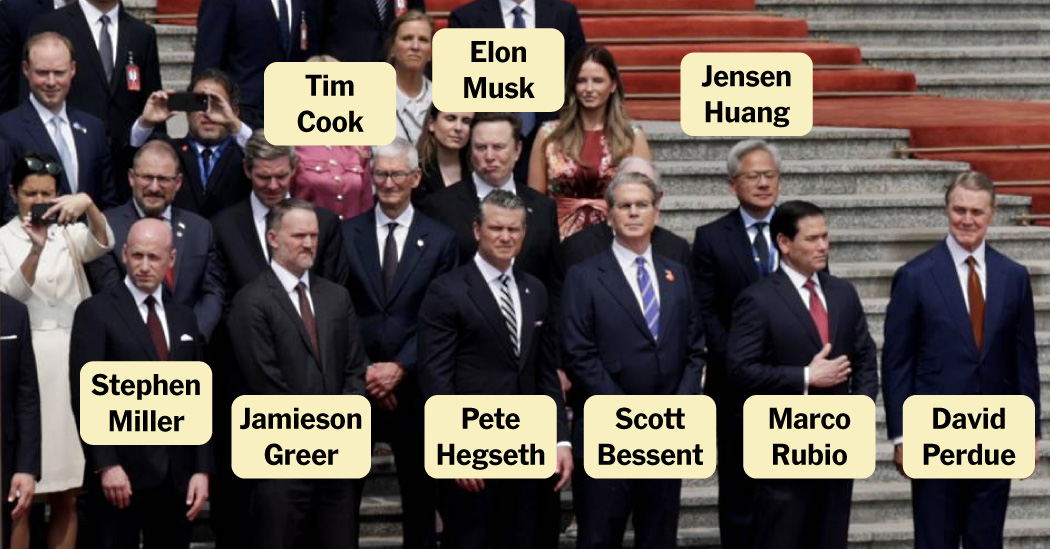 As Trump Meets Xi in China, A Closer Look at Who’s in the U.S. Delegation