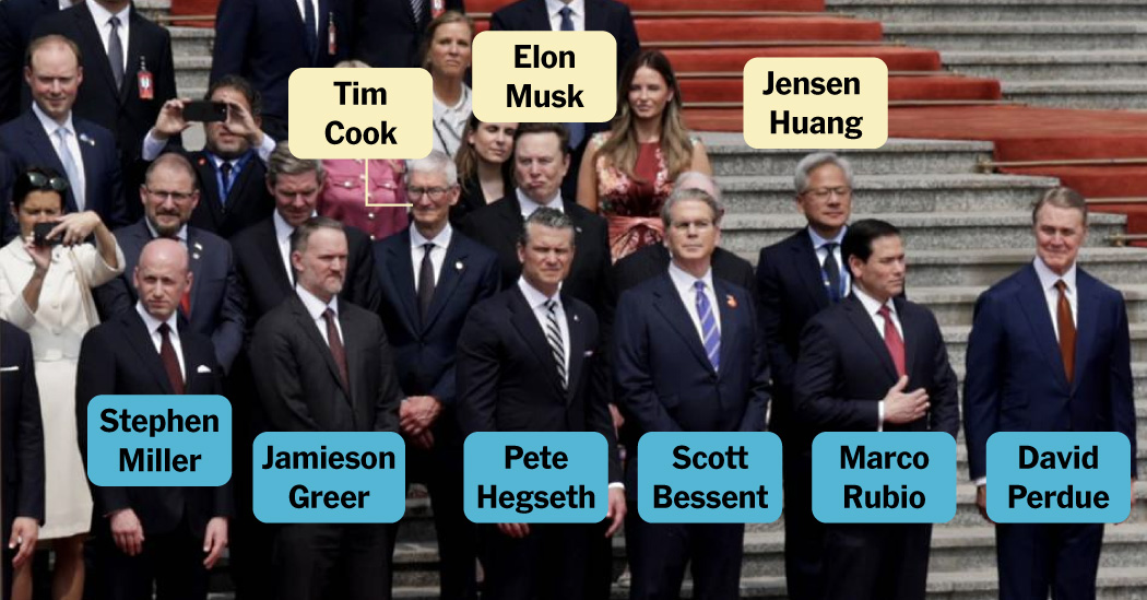 As Trump Meets Xi in China, A Closer Look at Who’s in the U.S. Delegation