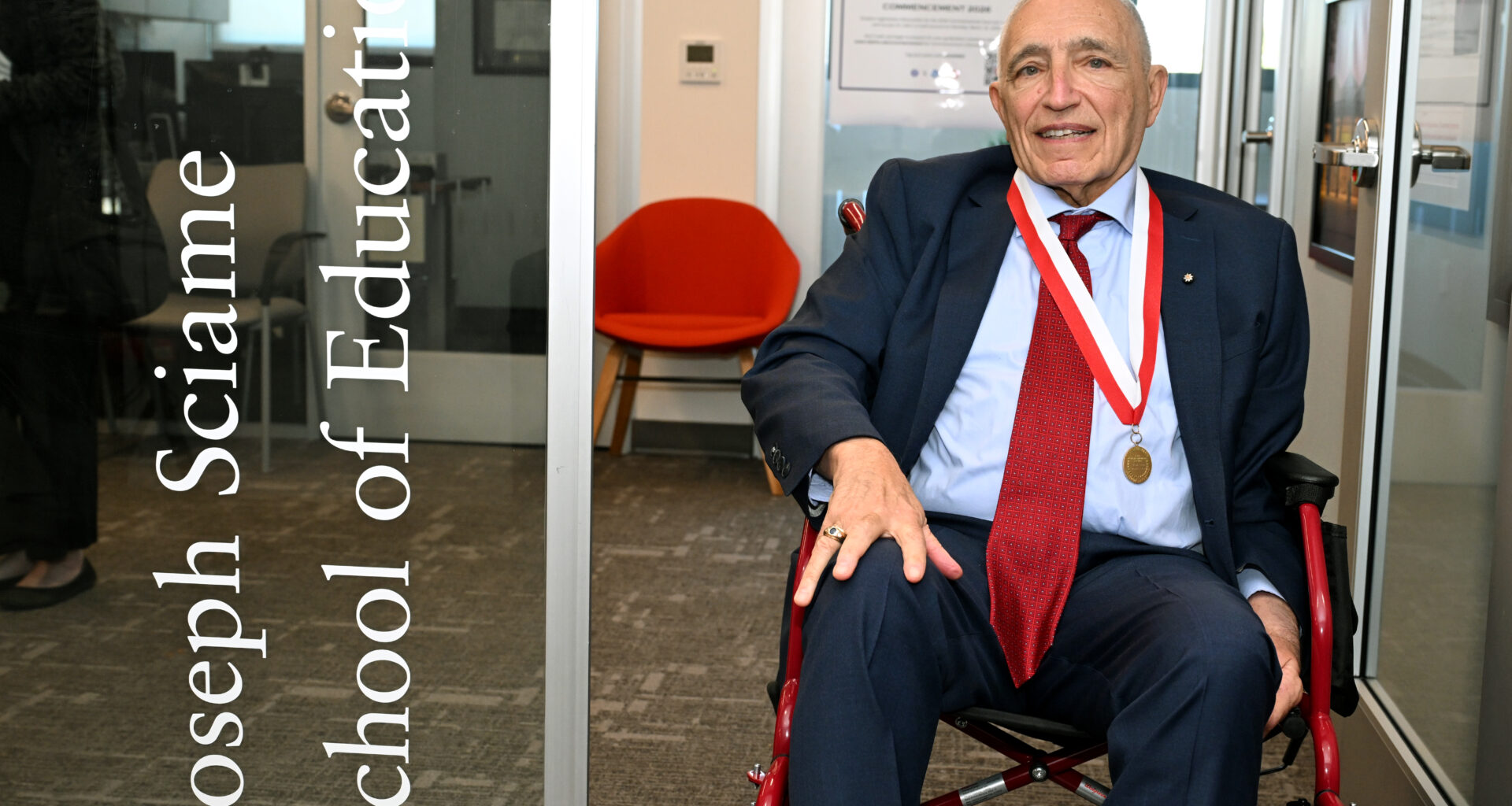 Joseph Sciame School of Education Recruitment Center Dedicated