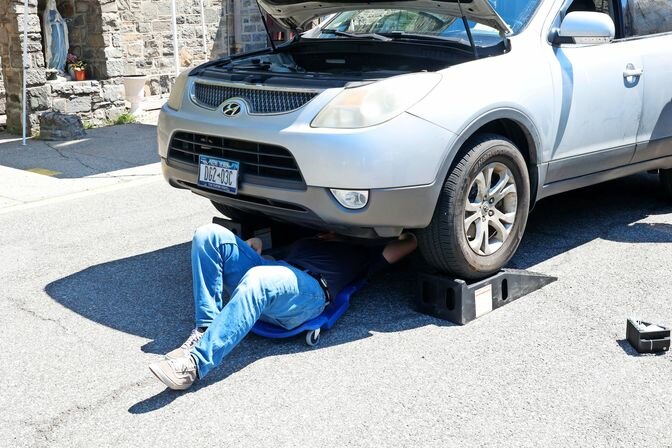 In addition to catalytic converter etching, the New York Police Department provided drivers of select Honda and Toyota models steering wheel locks.