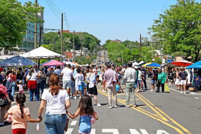 The fifth annual Riverdale Block Party brought dozens of vendors and hundreds of attendees to West 259th Street May 17.