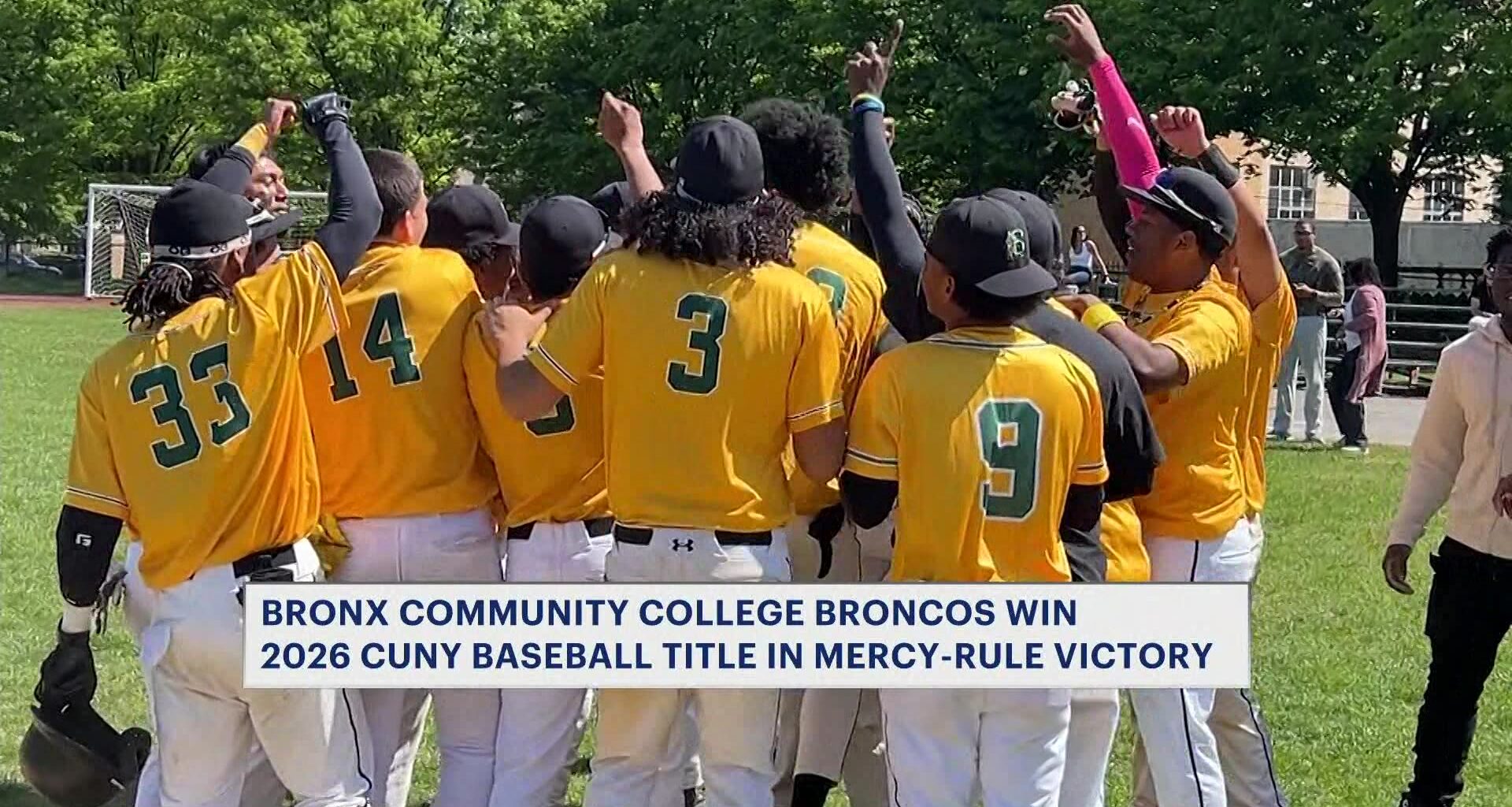 News 12 | Bronx | The Bronx Community College Broncos Win 2026 Cuny Title In Mercy Rule Victory
